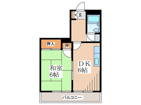 エスカイア100東青梅第一の物件間取画像